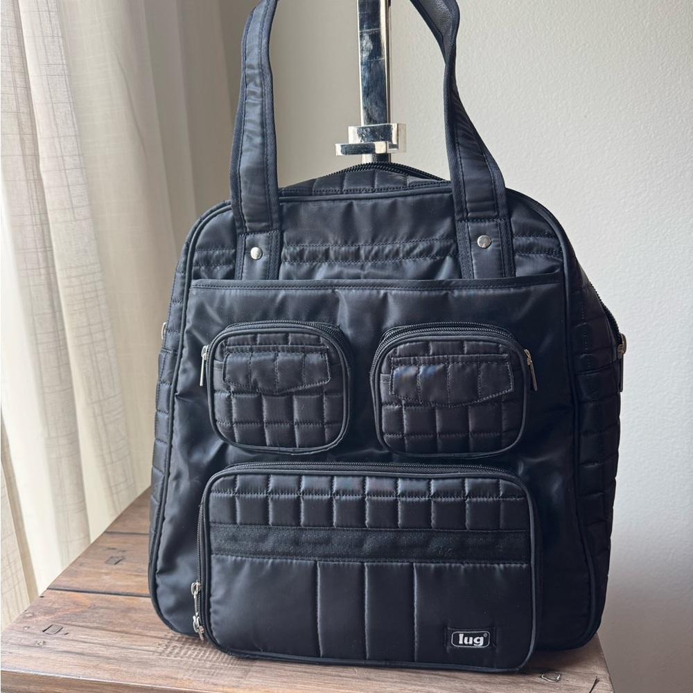 Lug Quilted Black Puddlejumper bag
